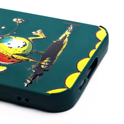 Чехол-накладка для Samsung Galaxy A55 (собака) (темно-зеленый) - SC335 Чехол-накладка для Samsung Galaxy A55 (собака) (темно-зеленый) - SC335