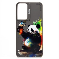 Чехол-накладка для Samsung Galaxy S21FE (панда) (серый) - SC335 Чехол-накладка для Samsung Galaxy S21FE (панда) (серый) - SC335