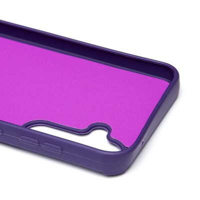 Чехол-накладка для Samsung Galaxy S23 FE (кот) (фиолетовый) - SC335 Чехол-накладка для Samsung Galaxy S23 FE (кот) (фиолетовый) - SC335