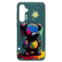 Чехол-накладка для Samsung Galaxy S23 FE (медведь) (темно-зеленый) - SC335 Чехол-накладка для Samsung Galaxy S23 FE (медведь) (темно-зеленый) - SC335