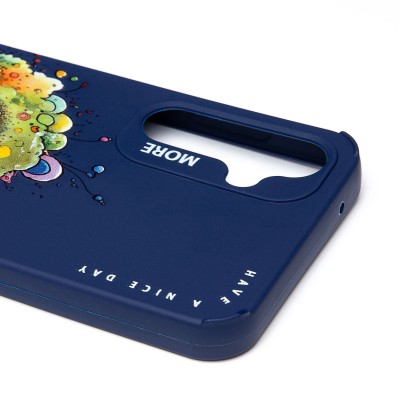 Чехол-накладка для Samsung Galaxy S23 FE (овечка) (темно-синий) - SC335 Чехол-накладка для Samsung Galaxy S23 FE (овечка) (темно-синий) - SC335