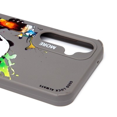 Чехол-накладка для Samsung Galaxy S23 FE (панда) (серый) - SC335 Чехол-накладка для Samsung Galaxy S23 FE (панда) (серый) - SC335