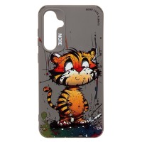 Чехол-накладка для Samsung Galaxy S23 FE (тигр) (серый) - SC335 Чехол-накладка для Samsung Galaxy S23 FE (тигр) (серый) - SC335