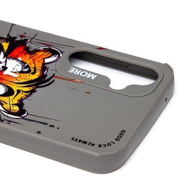 Чехол-накладка для Samsung Galaxy S23 FE (тигр) (серый) - SC335 Чехол-накладка для Samsung Galaxy S23 FE (тигр) (серый) - SC335