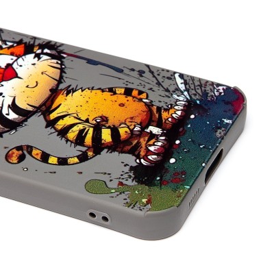 Чехол-накладка для Samsung Galaxy S23 FE (тигр) (серый) - SC335 Чехол-накладка для Samsung Galaxy S23 FE (тигр) (серый) - SC335