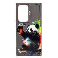 Чехол-накладка для Samsung Galaxy S23 Ultra (панда) (серый) - SC335 Чехол-накладка для Samsung Galaxy S23 Ultra (панда) (серый) - SC335