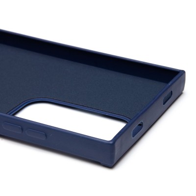 Чехол-накладка для Samsung Galaxy S24 Ultra (заяц) (темно-синий) - SC335