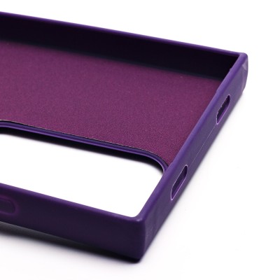 Чехол-накладка для Samsung Galaxy S24 Ultra (кот) (фиолетовый) - SC335