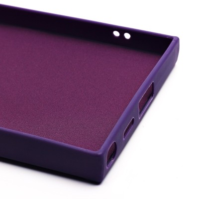 Чехол-накладка для Samsung Galaxy S24 Ultra (кот) (фиолетовый) - SC335