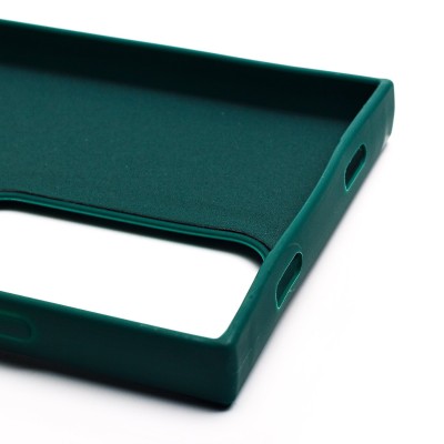 Чехол-накладка для Samsung Galaxy S24 Ultra (медведь) (темно-зеленый) - SC335