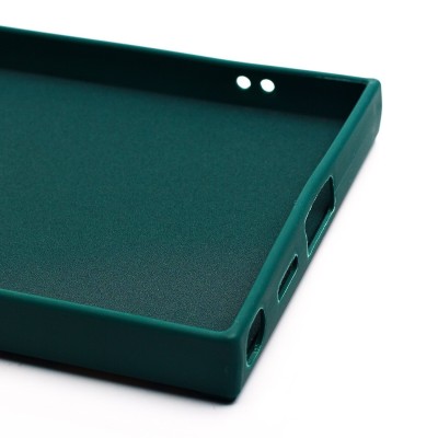 Чехол-накладка для Samsung Galaxy S24 Ultra (медведь) (темно-зеленый) - SC335