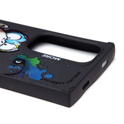 Чехол-накладка для Samsung Galaxy S24 Ultra (обезьяна) (черный) - SC335