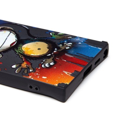 Чехол-накладка для Samsung Galaxy S24 Ultra (обезьяна) (черный) - SC335