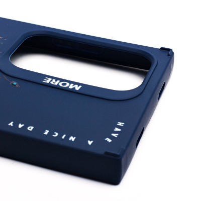 Чехол-накладка для Samsung Galaxy S24 Ultra (овечка) (темно-синий) - SC335