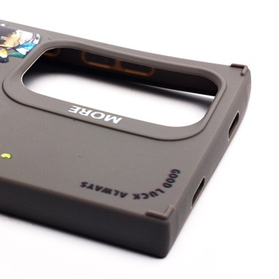 Чехол-накладка для Samsung Galaxy S24 Ultra (панда) (серый) - SC335