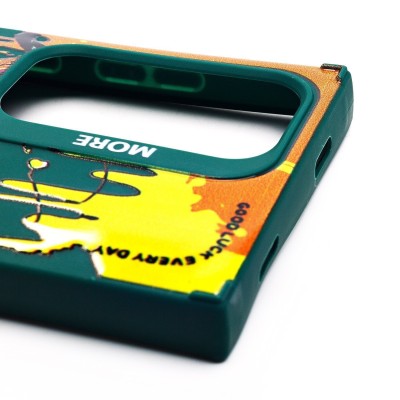 Чехол-накладка для Samsung Galaxy S24 Ultra (собака) (темно-зеленый) - SC335