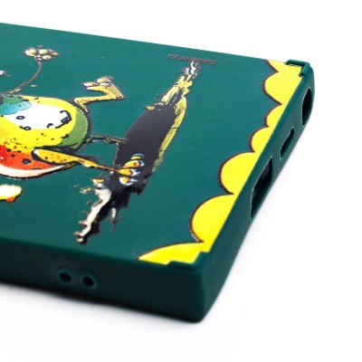 Чехол-накладка для Samsung Galaxy S24 Ultra (собака) (темно-зеленый) - SC335