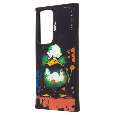 Чехол-накладка для Samsung Galaxy S24 Ultra (утка) (черный) - SC335