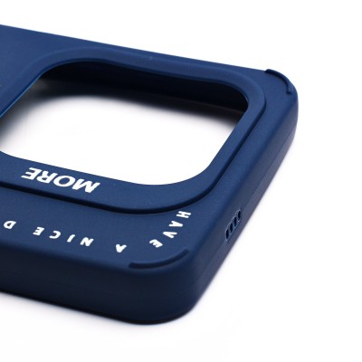 Чехол-накладка для Tecno Pop 8 (овечка) (темно-синий) - SC335