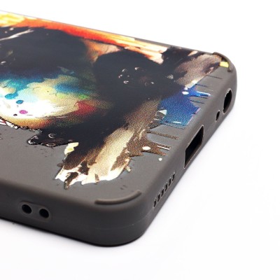 Чехол-накладка для Tecno Pop 8 (панда) (серый) - SC335