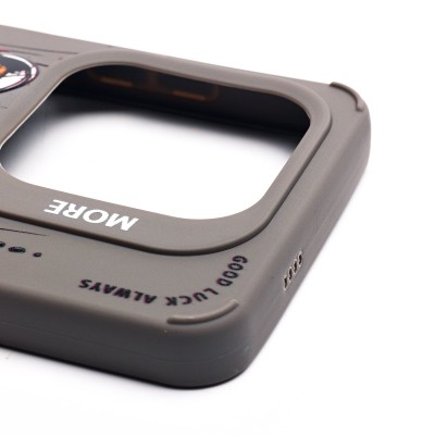 Чехол-накладка для Tecno Pop 8 (тигр) (серый) - SC335