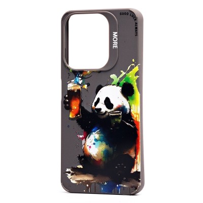 Чехол-накладка для Tecno Spark 10C (панда) (серый) - SC335