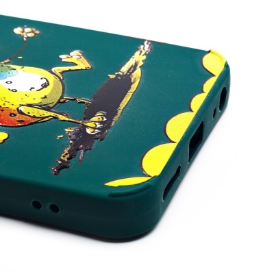 Чехол-накладка для Tecno Spark 10C (собака) (темно-зеленый) - SC335