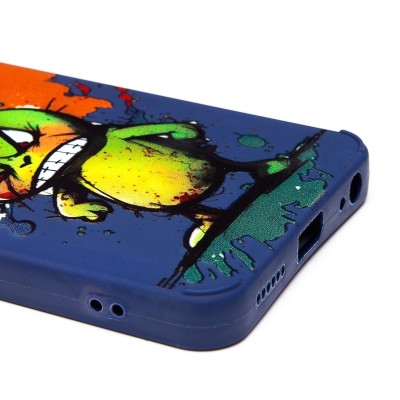 Чехол-накладка для Tecno Spark 20 (заяц) (темно-синий) - SC335