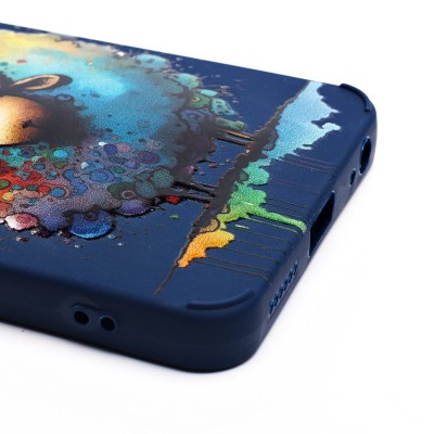 Чехол-накладка для Tecno Spark 20C (овечка) (темно-синий) - SC335