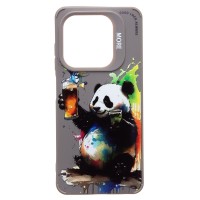 Чехол-накладка для Tecno Spark 20C (панда) (серый) - SC335