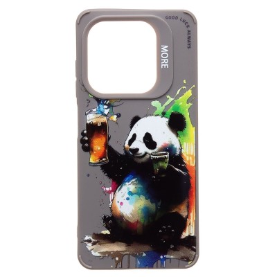 Чехол-накладка для Tecno Spark 20C (панда) (серый) - SC335