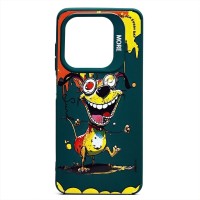 Чехол-накладка для Tecno Spark 20 (собака) (темно-зеленый) - SC335