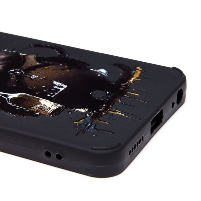 Чехол-накладка для Tecno Spark 20 (черный кот) (черный) - SC335