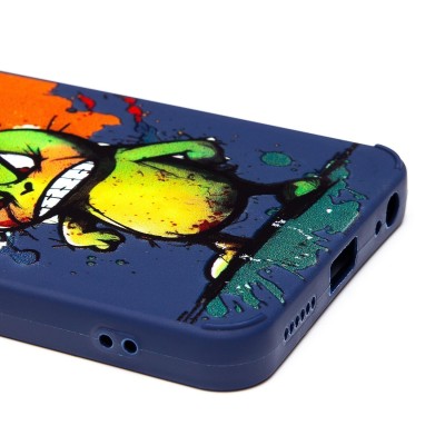 Чехол-накладка для Tecno Spark 20C (заяц) (темно-синий) - SC335 Чехол-накладка для Tecno Spark 20C (заяц) (темно-синий) - SC335