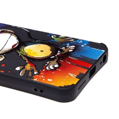 Чехол-накладка для Tecno Spark 20C (обезьяна) (черный) - SC335