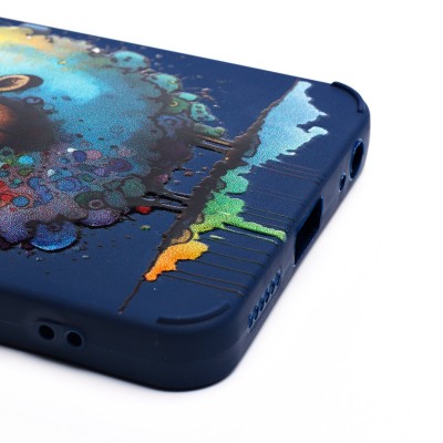 Чехол-накладка для Tecno Spark 20C (овечка) (темно-синий) - SC335