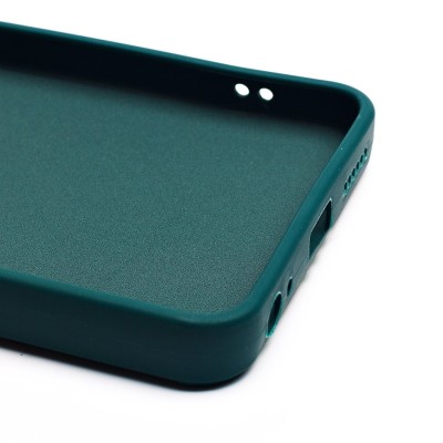 Чехол-накладка для Tecno Spark 20C (собака) (темно-зеленый) - SC335