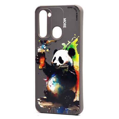 Чехол-накладка для Tecno Spark GO 2022 (панда) (серый) - SC335