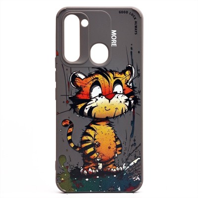 Чехол-накладка для Tecno Spark GO 2022 (тигр) (серый) - SC335