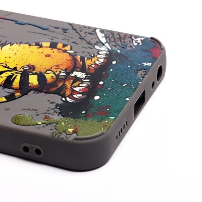 Чехол-накладка для Tecno Spark GO 2022 (тигр) (серый) - SC335