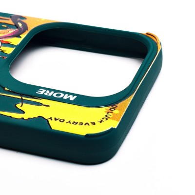 Чехол-накладка для Tecno Spark GO 2023 (собака) (темно-зеленый) - SC335