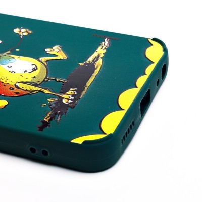 Чехол-накладка для Tecno Spark GO 2023 (собака) (темно-зеленый) - SC335