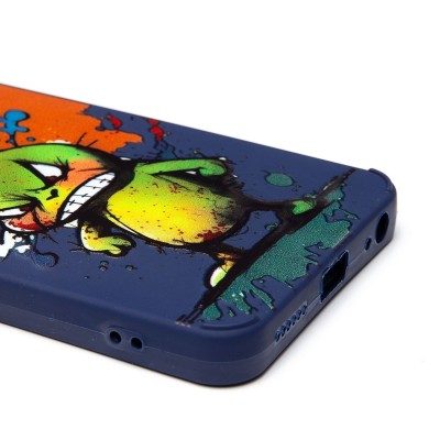 Чехол-накладка для Tecno Spark Go 2024 (заяц) (темно-синий) - SC335