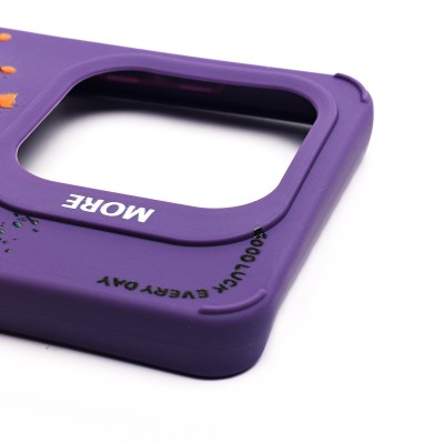 Чехол-накладка для Tecno Spark GO 2024 (кот) (фиолетовый) - SC335