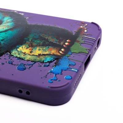 Чехол-накладка для Tecno Spark GO 2024 (кот) (фиолетовый) - SC335
