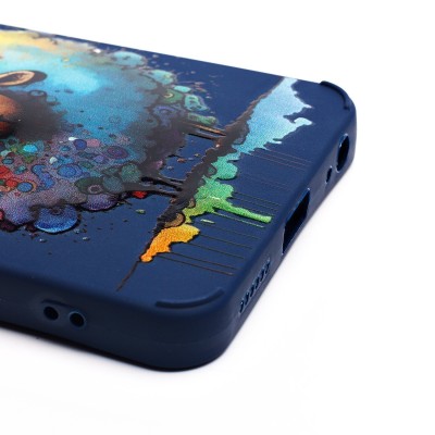 Чехол-накладка для Tecno Spark GO 2024 (овечка) (темно-синий) - SC335