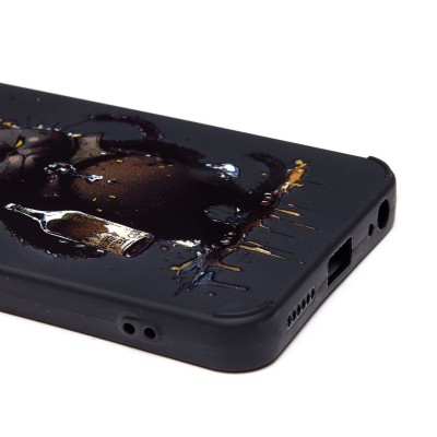 Чехол-накладка для Tecno Spark Go 2024 (черный кот) (черный) - SC335
