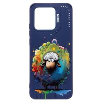 Чехол-накладка для Xiaomi Redmi 10C (овечка) (темно-синий) - SC335 Чехол-накладка для Xiaomi Redmi 10C (овечка) (темно-синий) - SC335