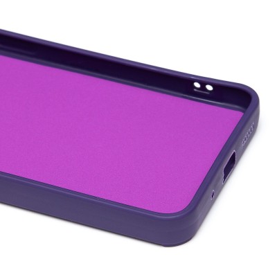 Чехол-накладка для Xiaomi Poco C55 (кот) (фиолетовый) - SC335