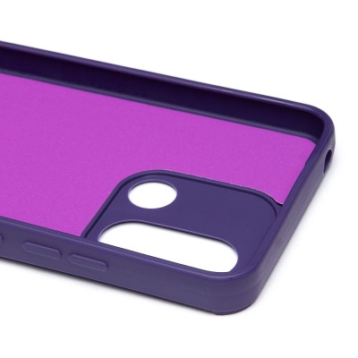 Чехол-накладка для Xiaomi Poco C55 (кот) (фиолетовый) - SC335